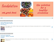 Tablet Screenshot of foodalution.com